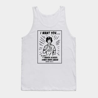 Harbor School Comic Book League Tank Top